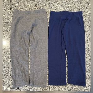Lot of 2 justice pedal leggings size 12